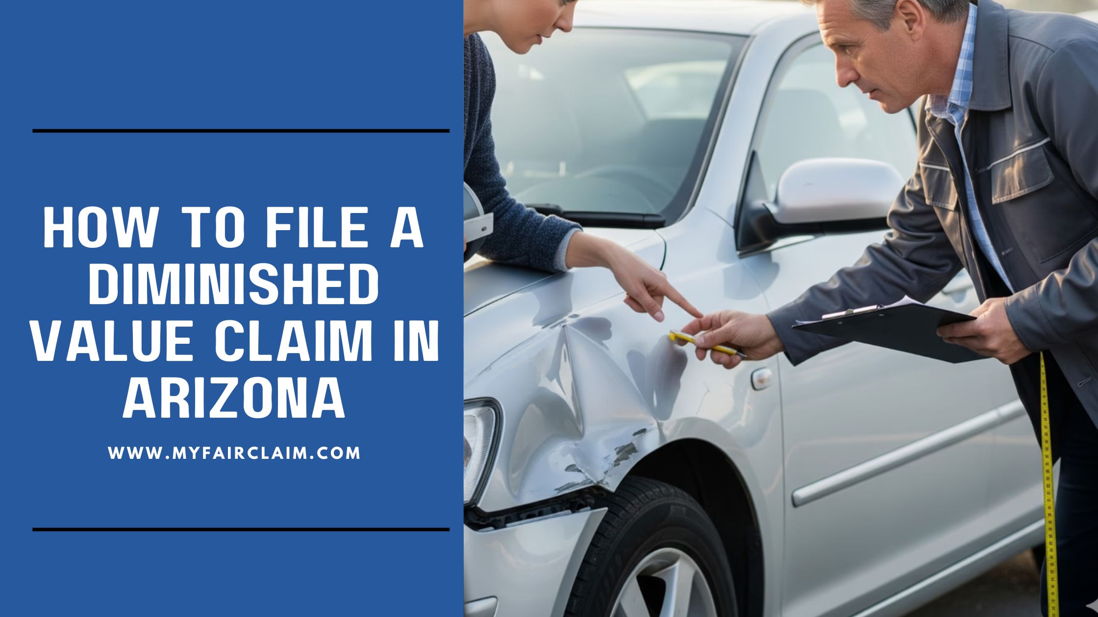 Guide on filling a Diminished Value Claim in Arizona
