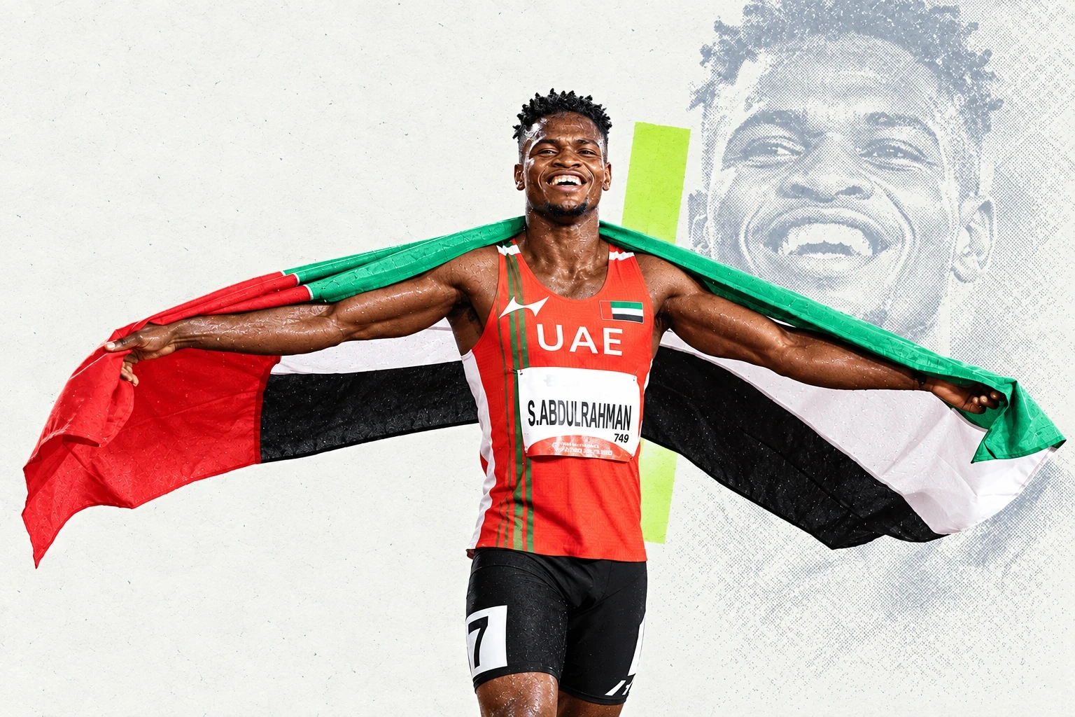 Nine hundredths from gold, Abdulrahman gives UAE reason to look ahead