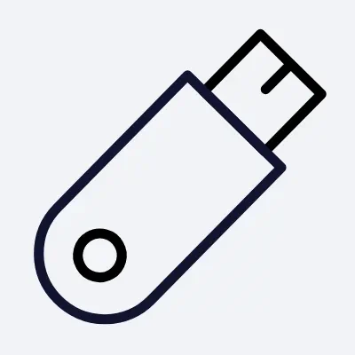 Abstract geometric icon