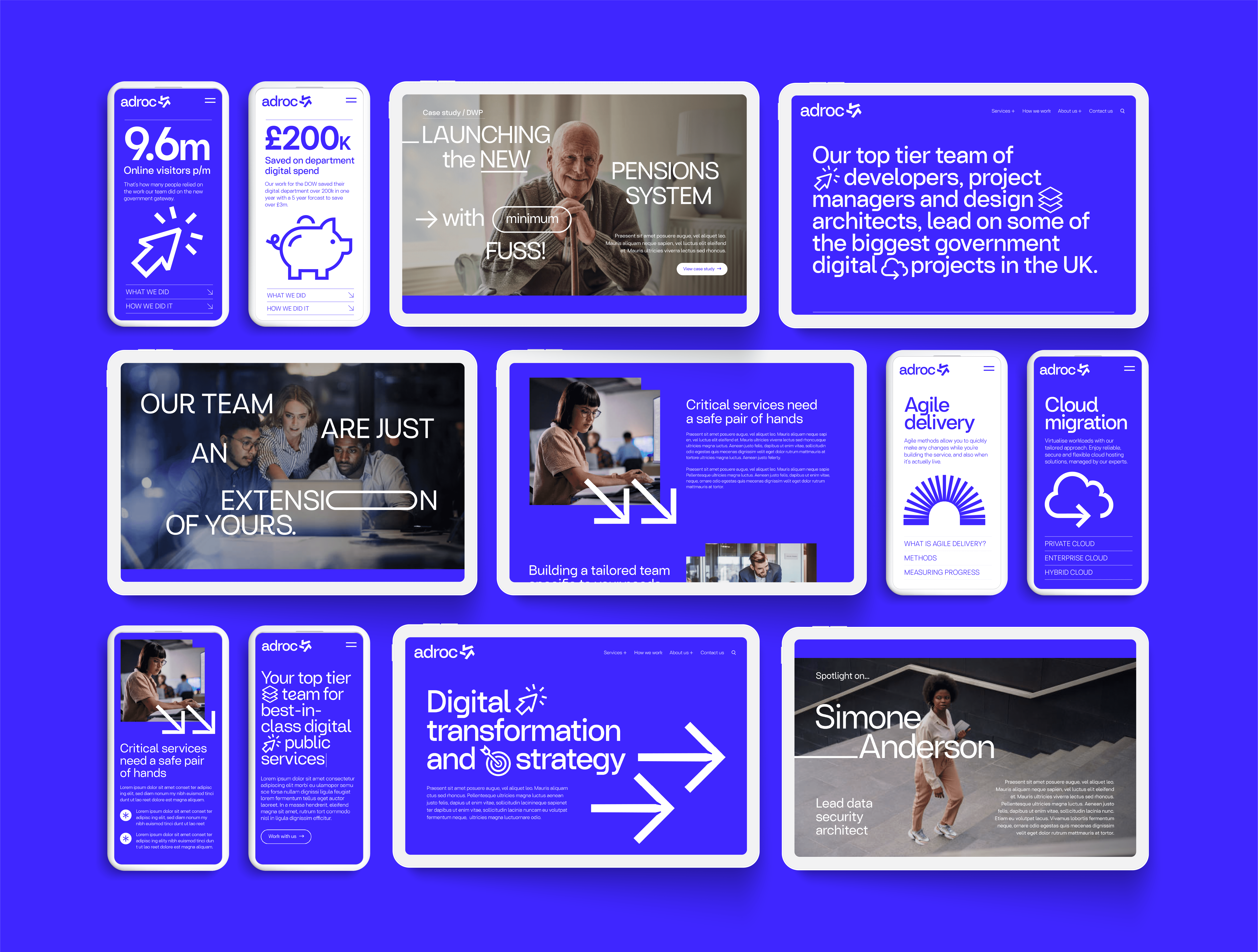 The new Adroc website