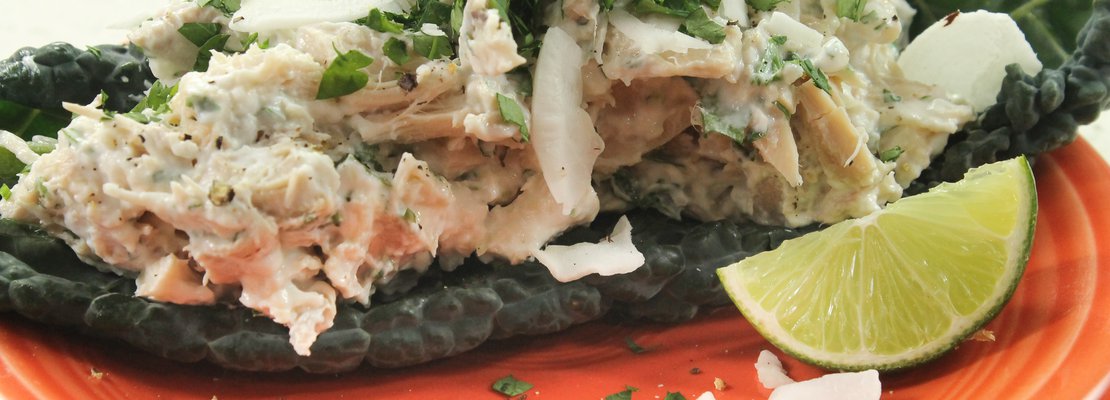 coconut lime chicken salad