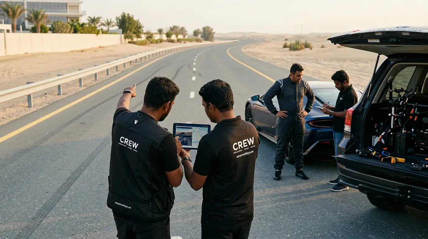 Car showcase photography