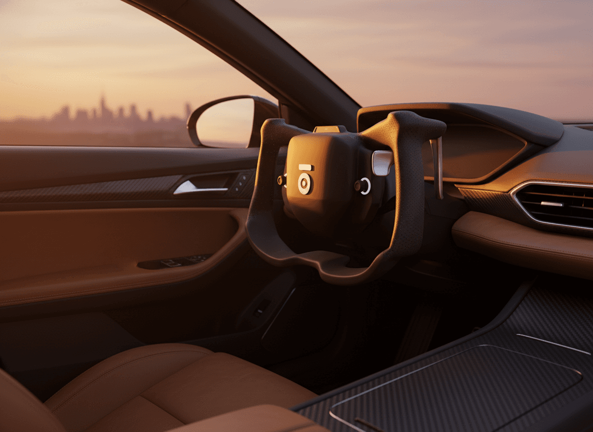 steering wheel concept for Toyota