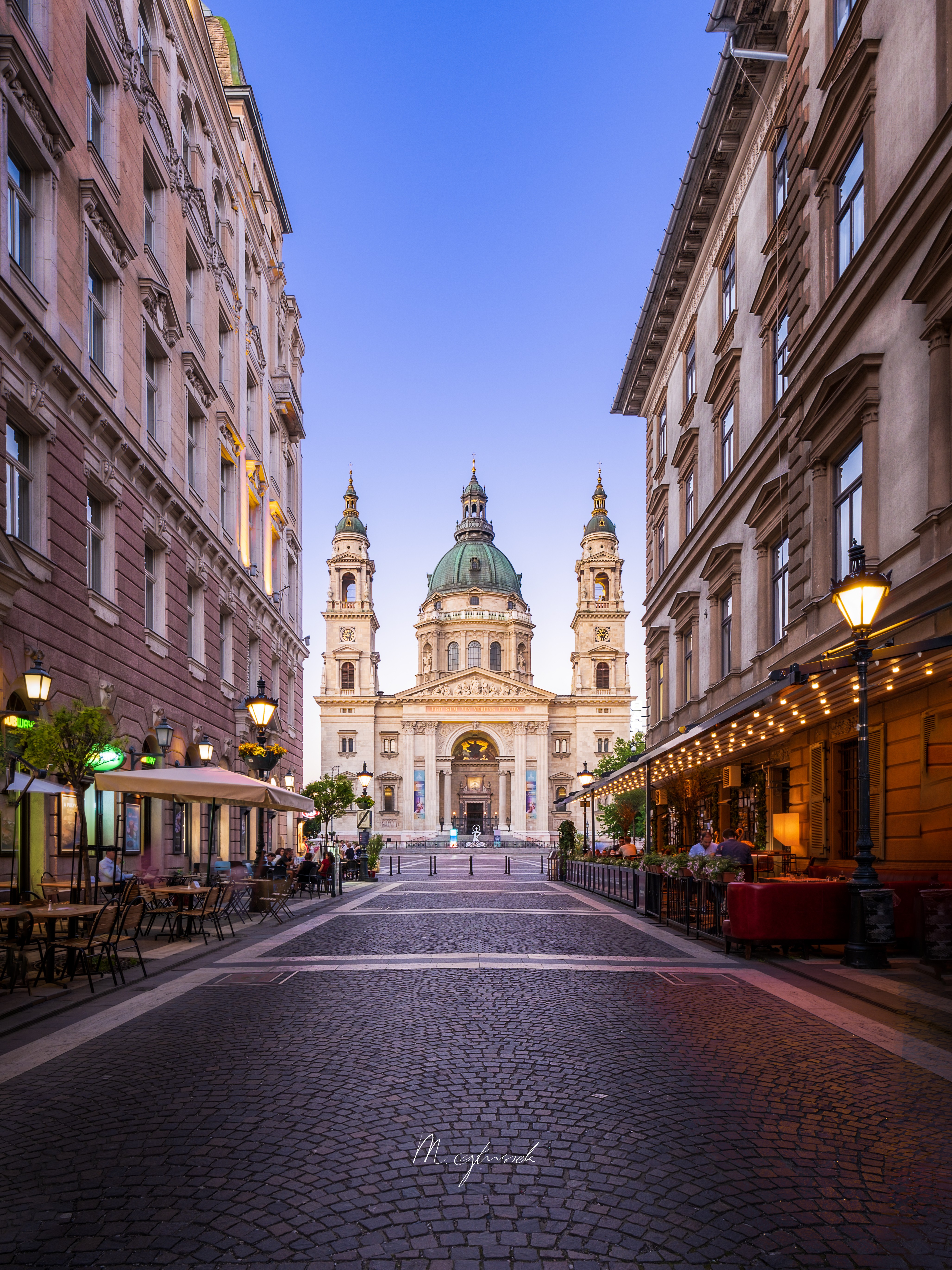 Bazylika św. Stefana, autor Mateusz Głuszek, Budapeszt, Węgry