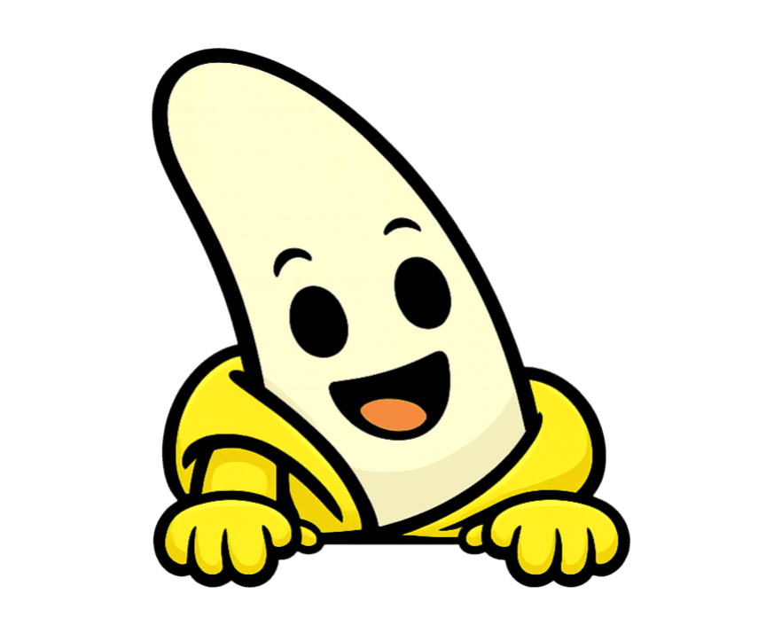 Splittu Banana Mascot for expense tracking tool
