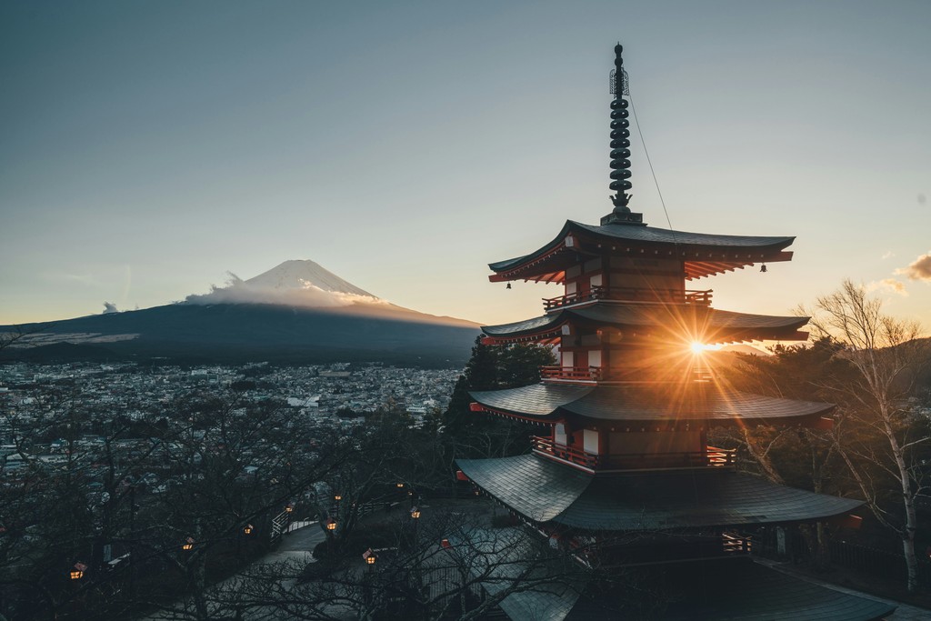 Temple at Sunrise