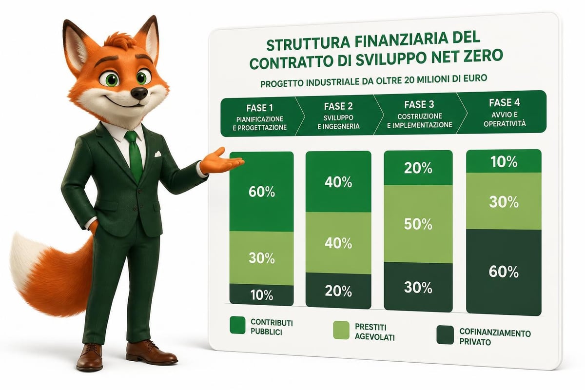 Struttura finanziaria contratto sviluppo
