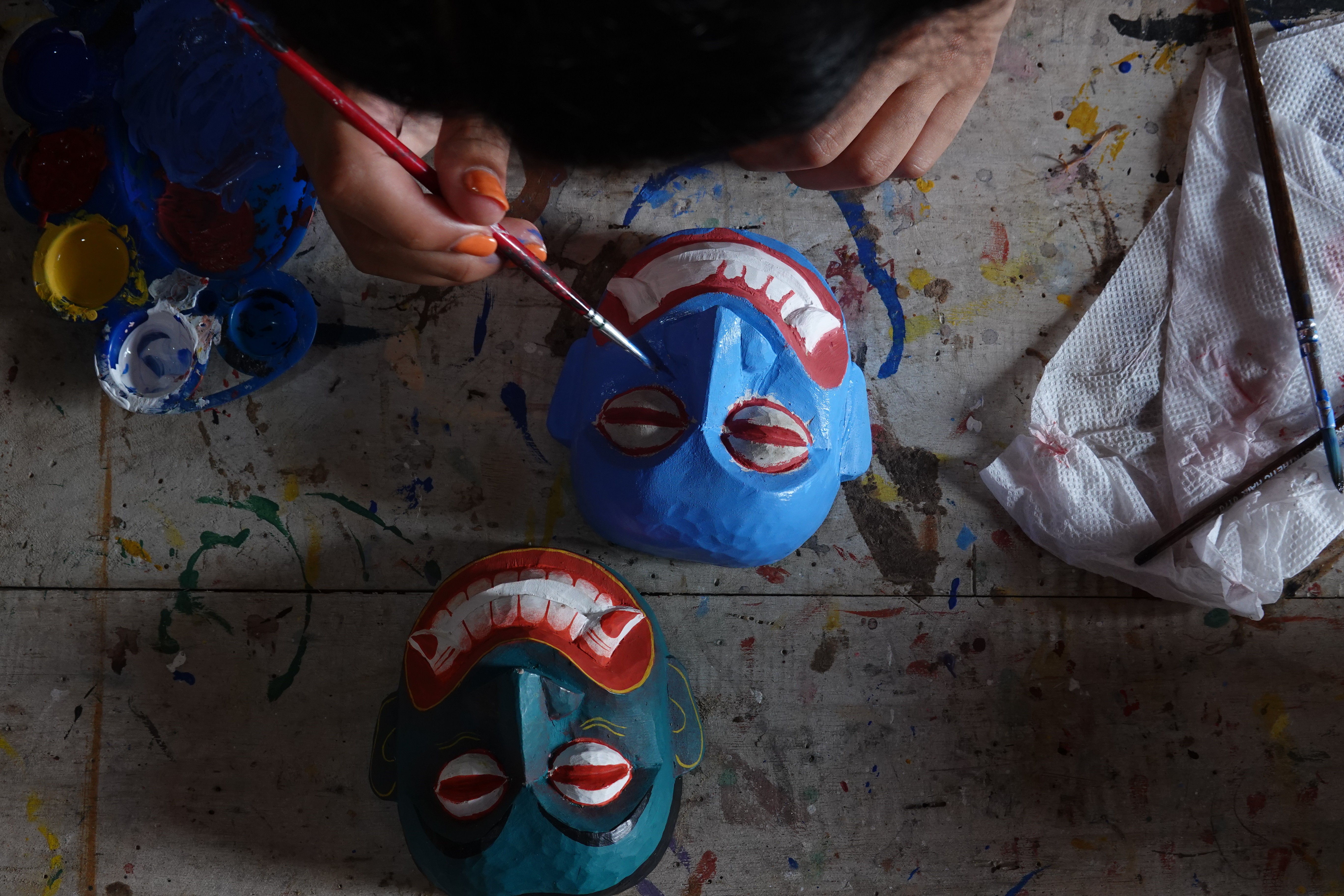 traditional mask workshop sri lanka