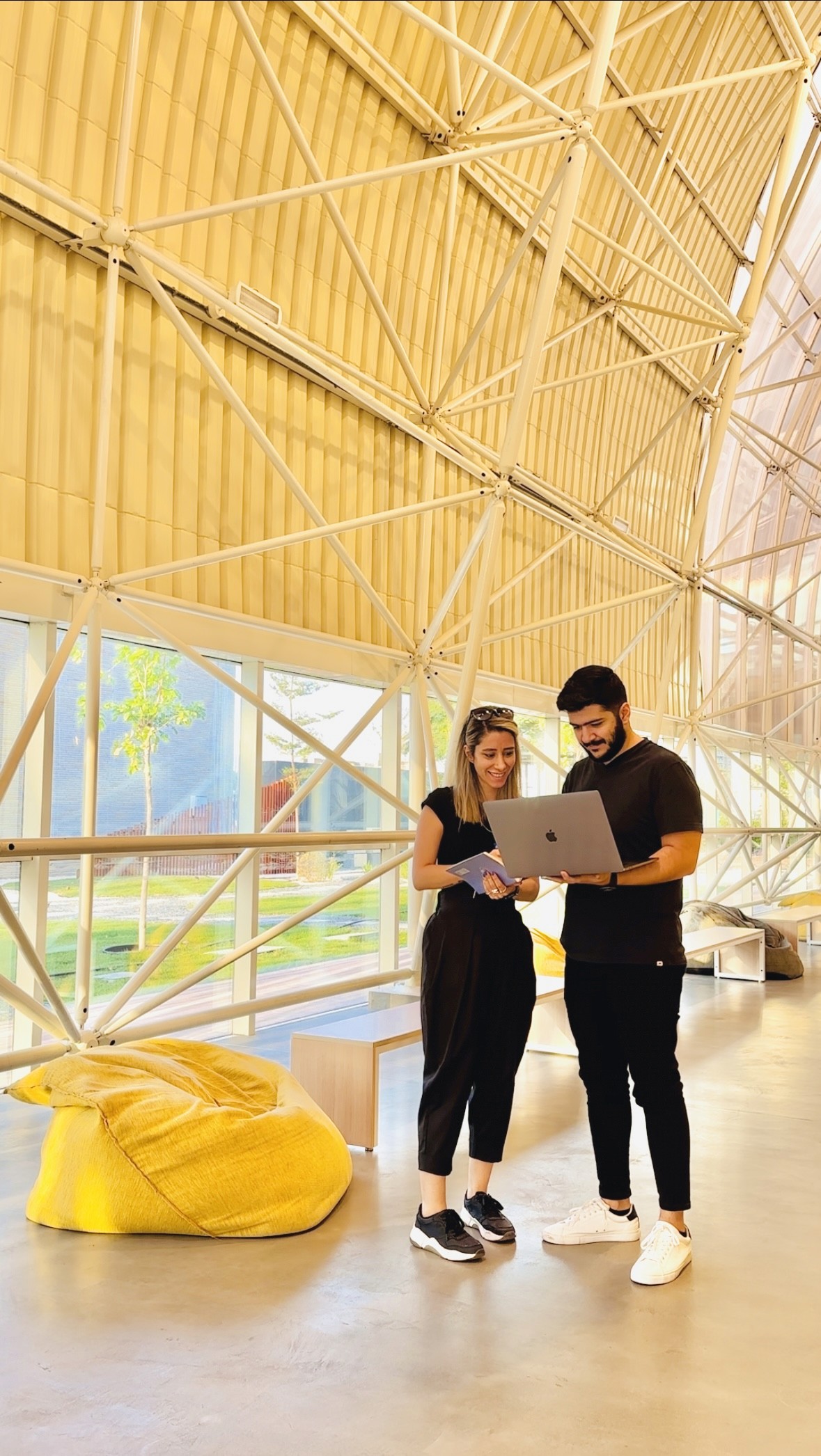 Founders of a branding and advertising agency in Dubai