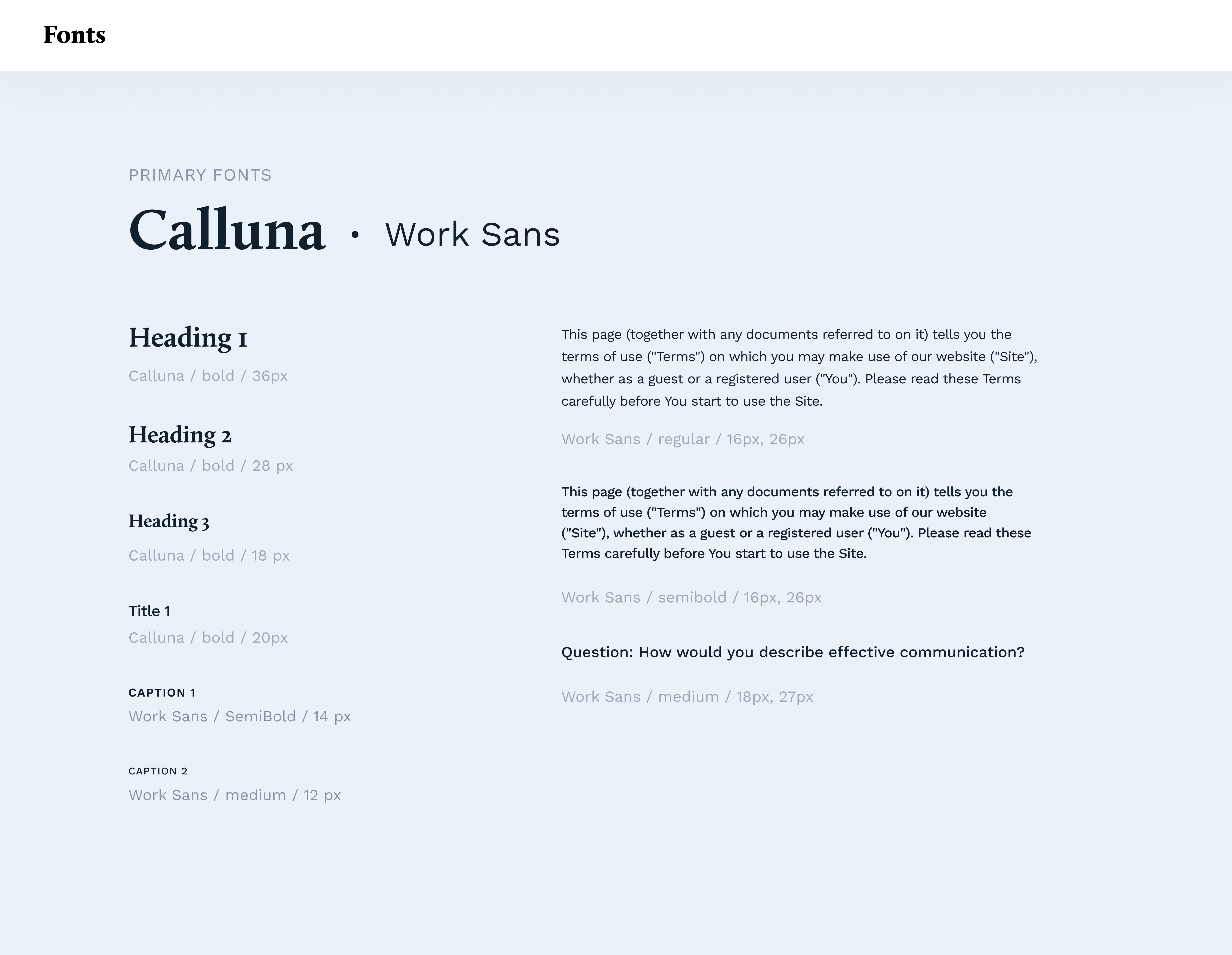 SS Typography