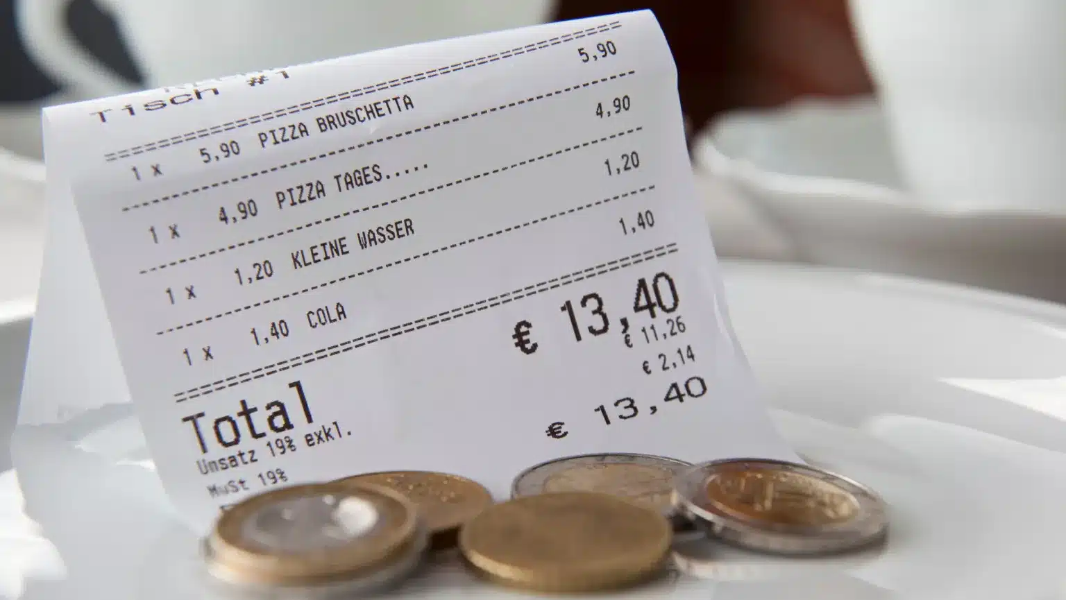 pourboire par carte bancaire