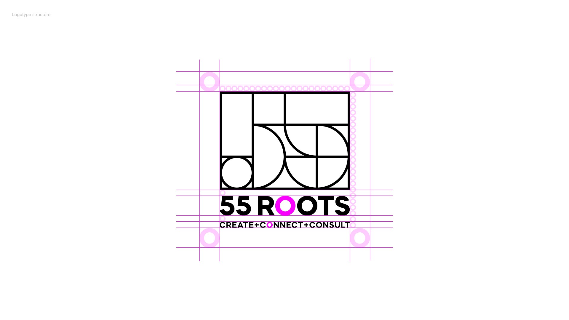 Dynamic Visual Identity for 55 Roots LLC. CHYRKOV Studio