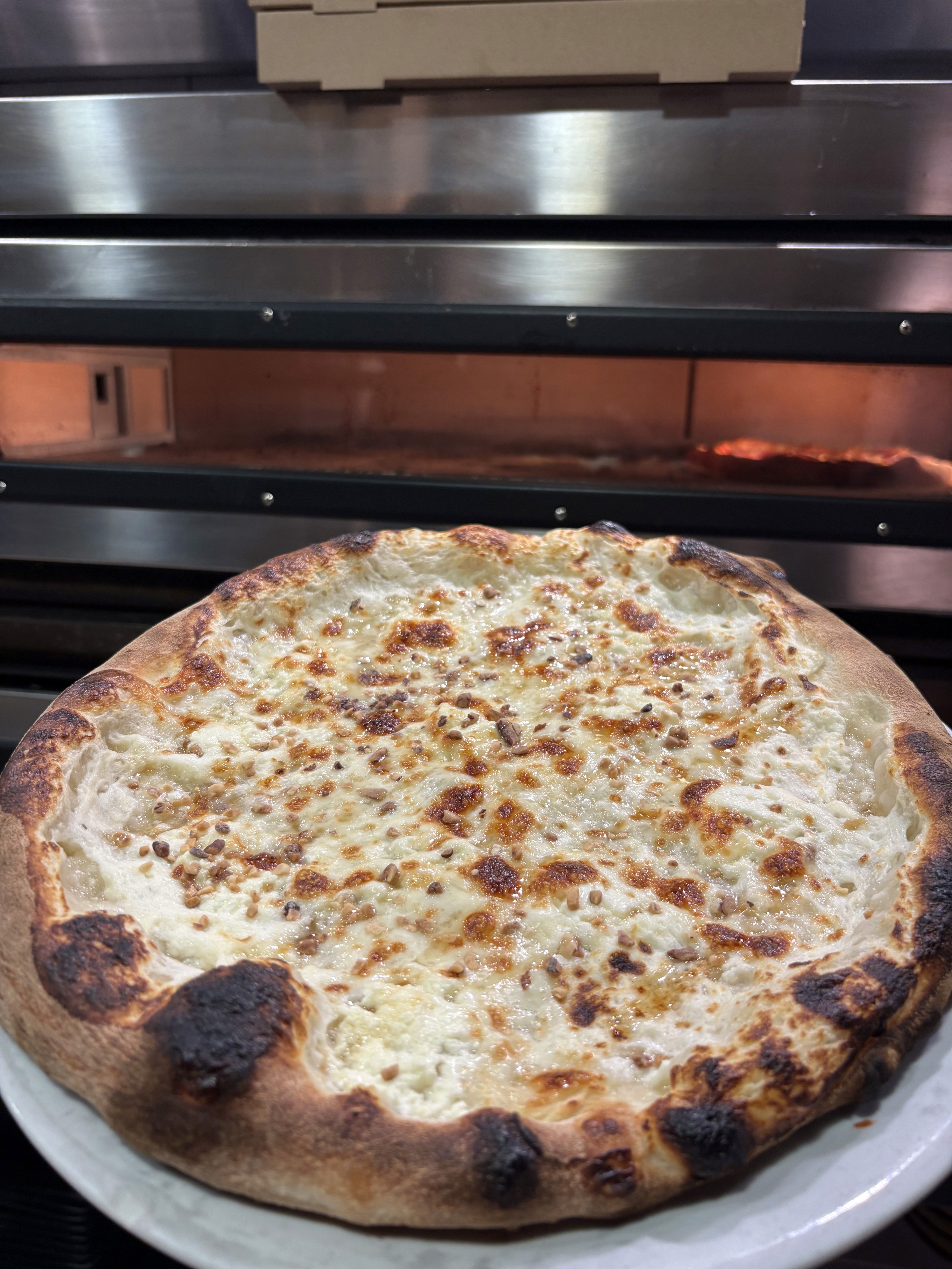 Pizza chèvre-miel