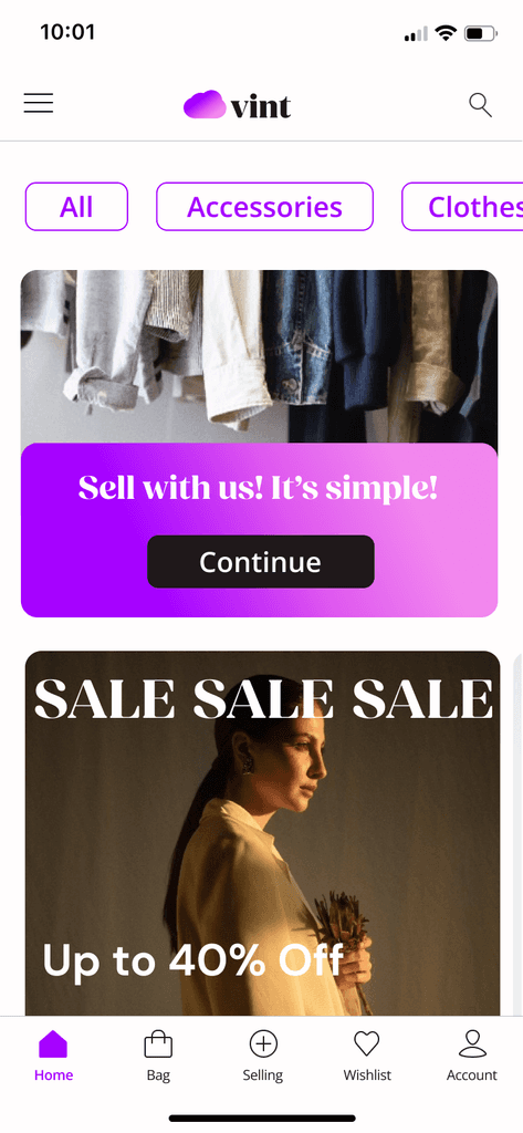 e-commerce fashion store app