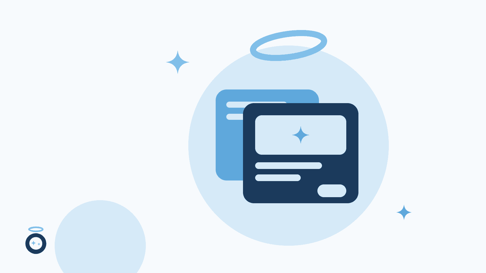Illustration of search-ad cards
