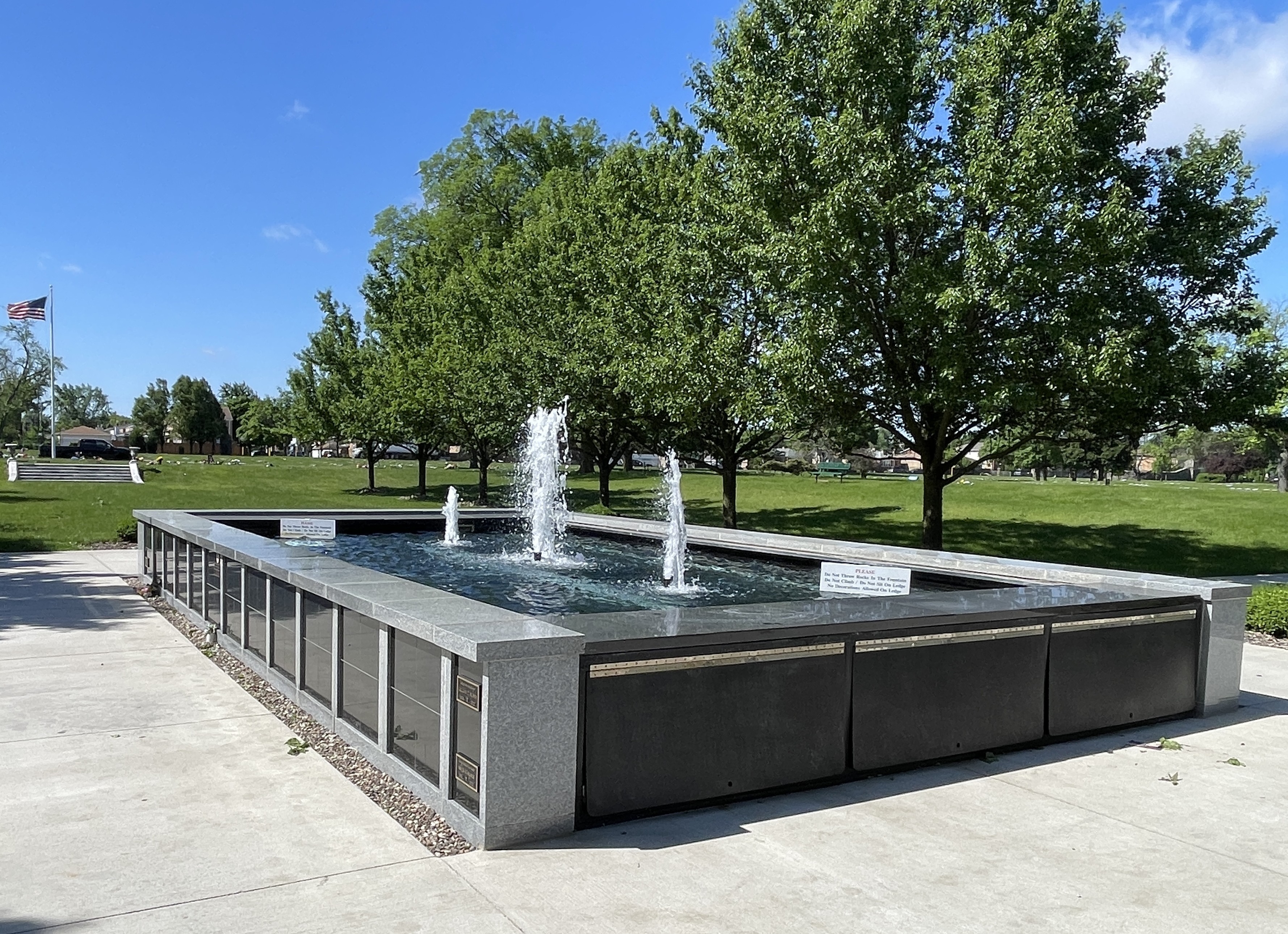 outdoor fountain