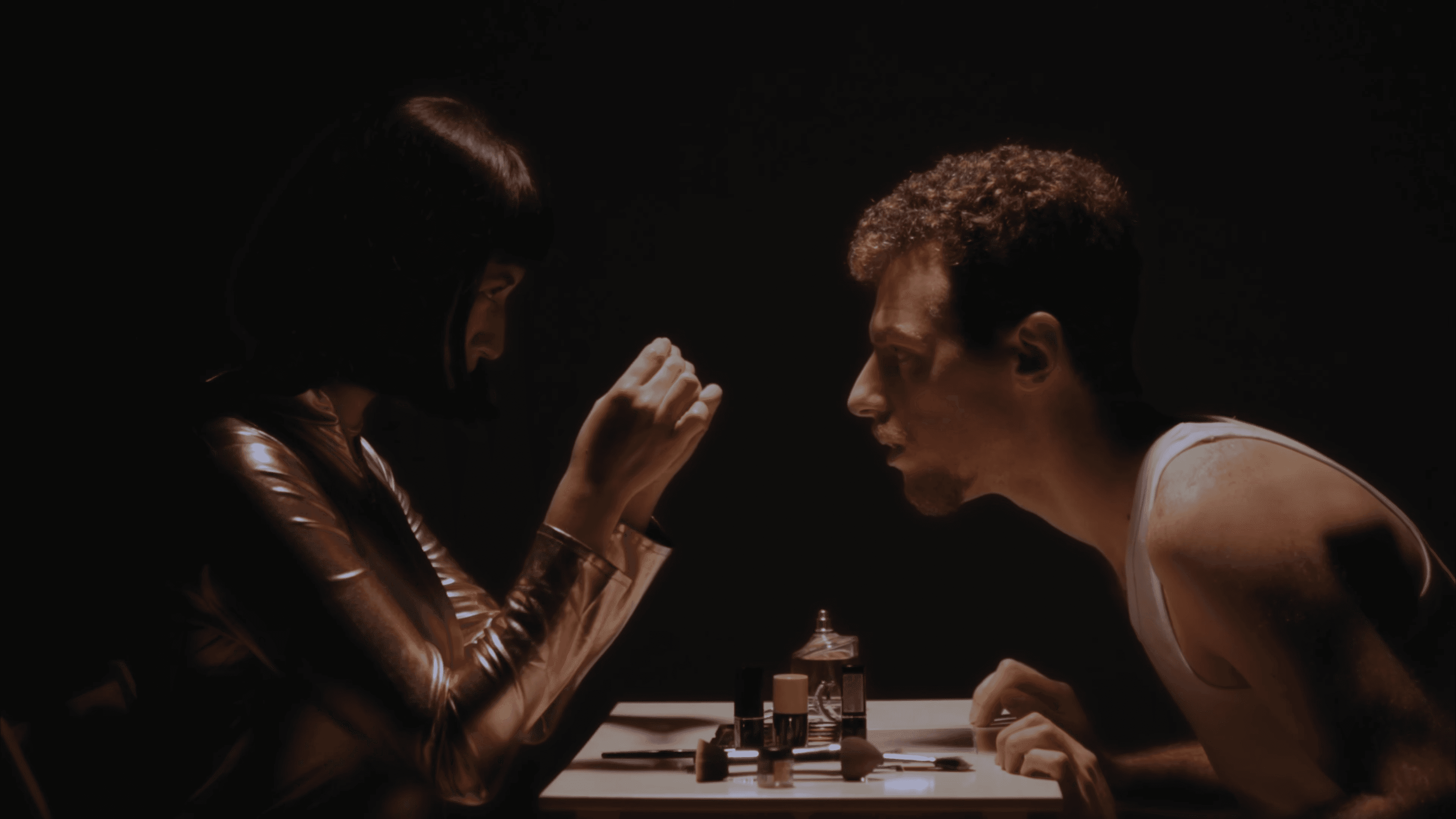 a frame from the film "Room For One"