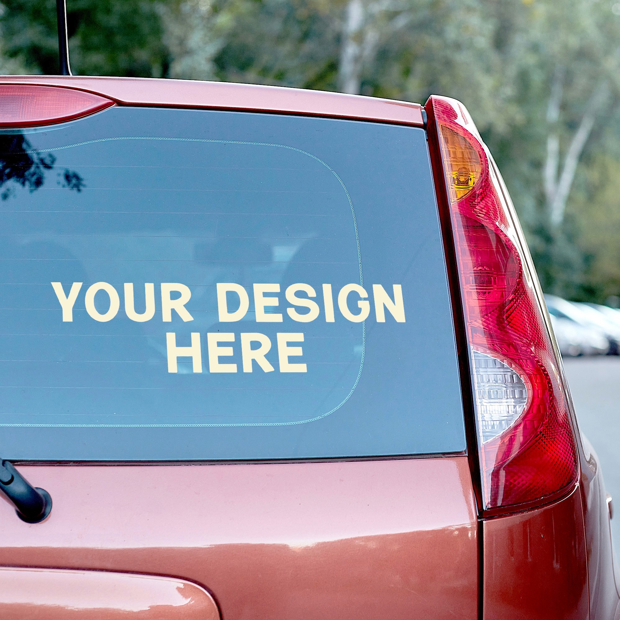 Car lettering decals