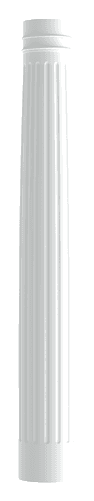 Round Tapered Fluted Columns