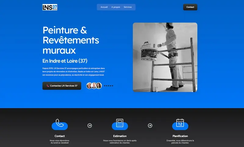 Landing page LN Services 37s