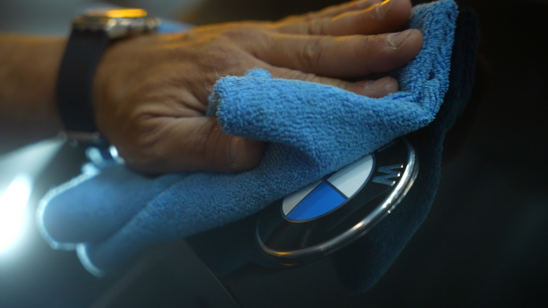 Mechanic working on a vehicle