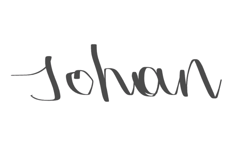 Handtekening Johan