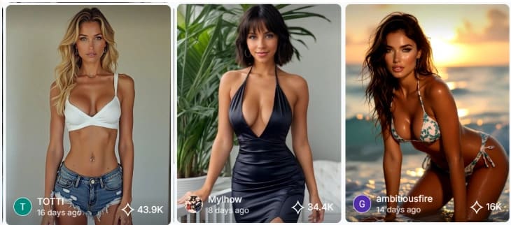 générateur de femmes sexy en IA