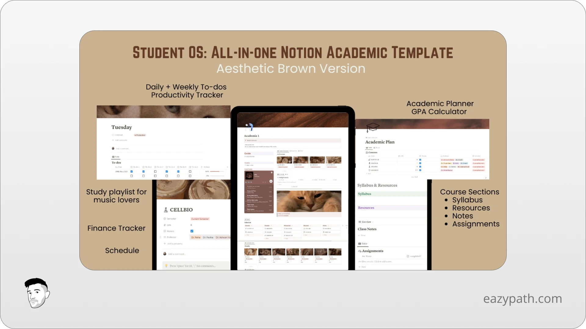 Student Notion Templates - Aadityaa Shekhar