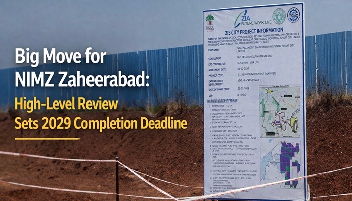 NIMZ Zaheerabad 2029 Deadline Set: Key Development Update