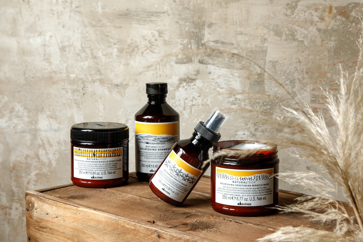 Davines haircare products