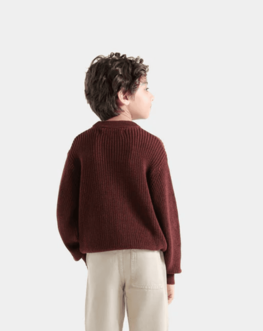 Patterned Knit Sweater