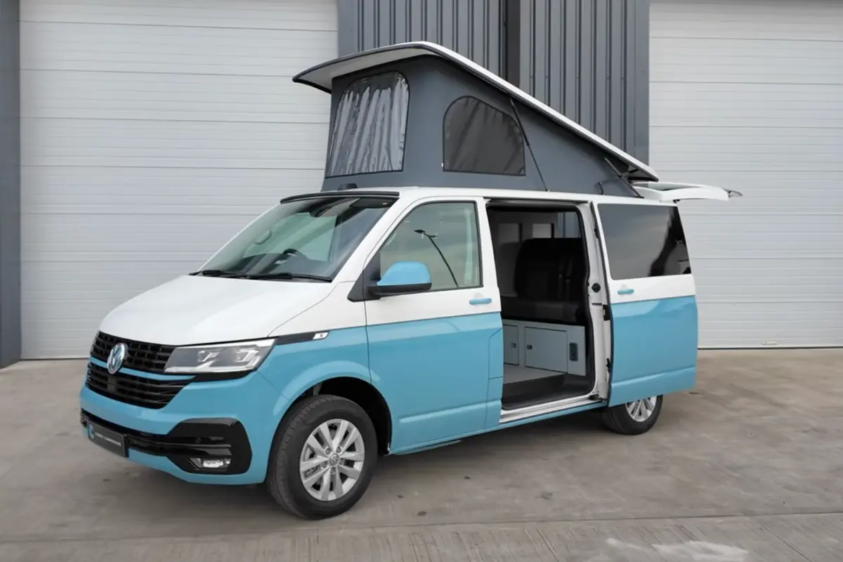 VW Transporter campervan retro exterior design