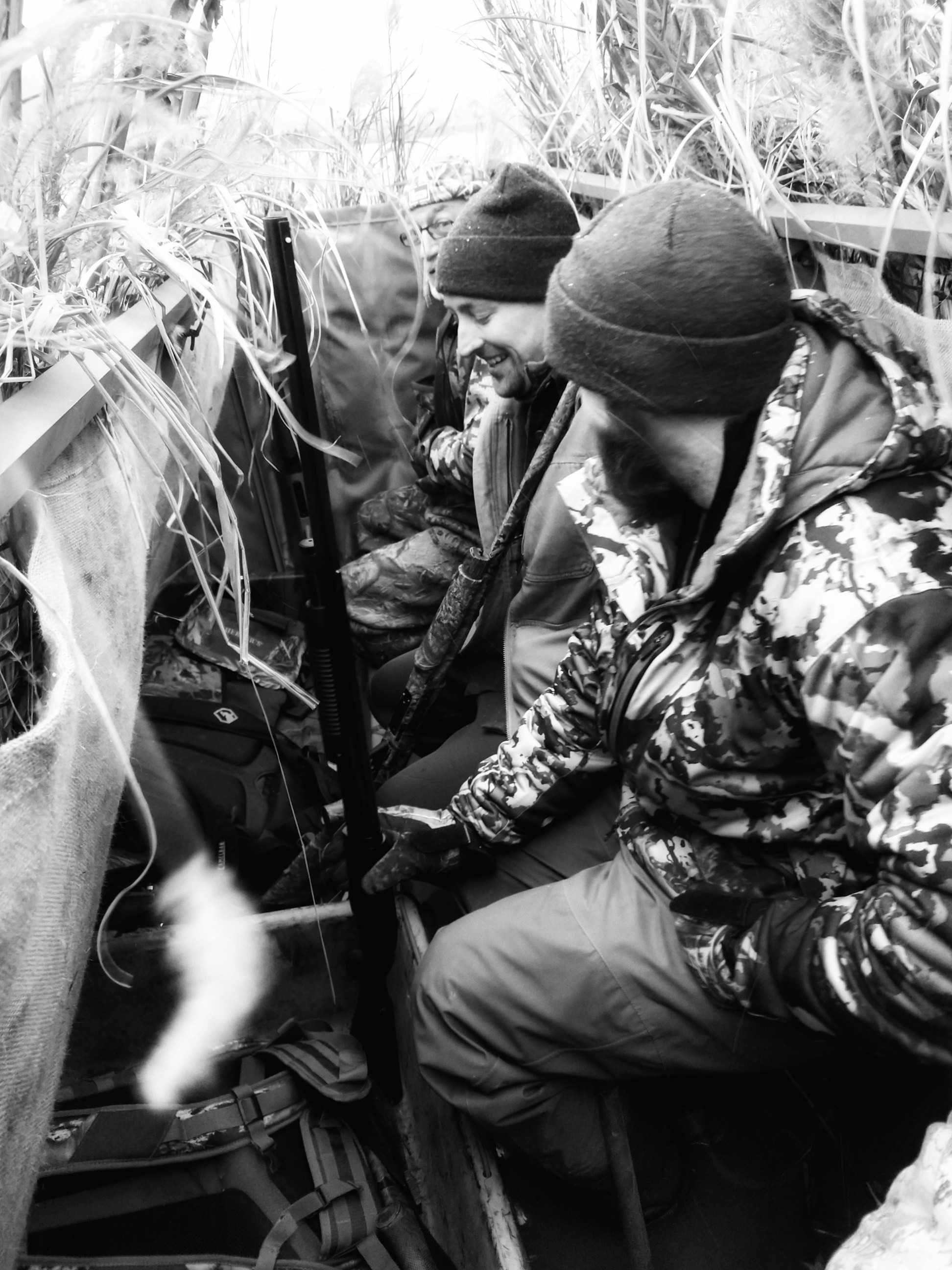 hunters on a Christmas duck hunt