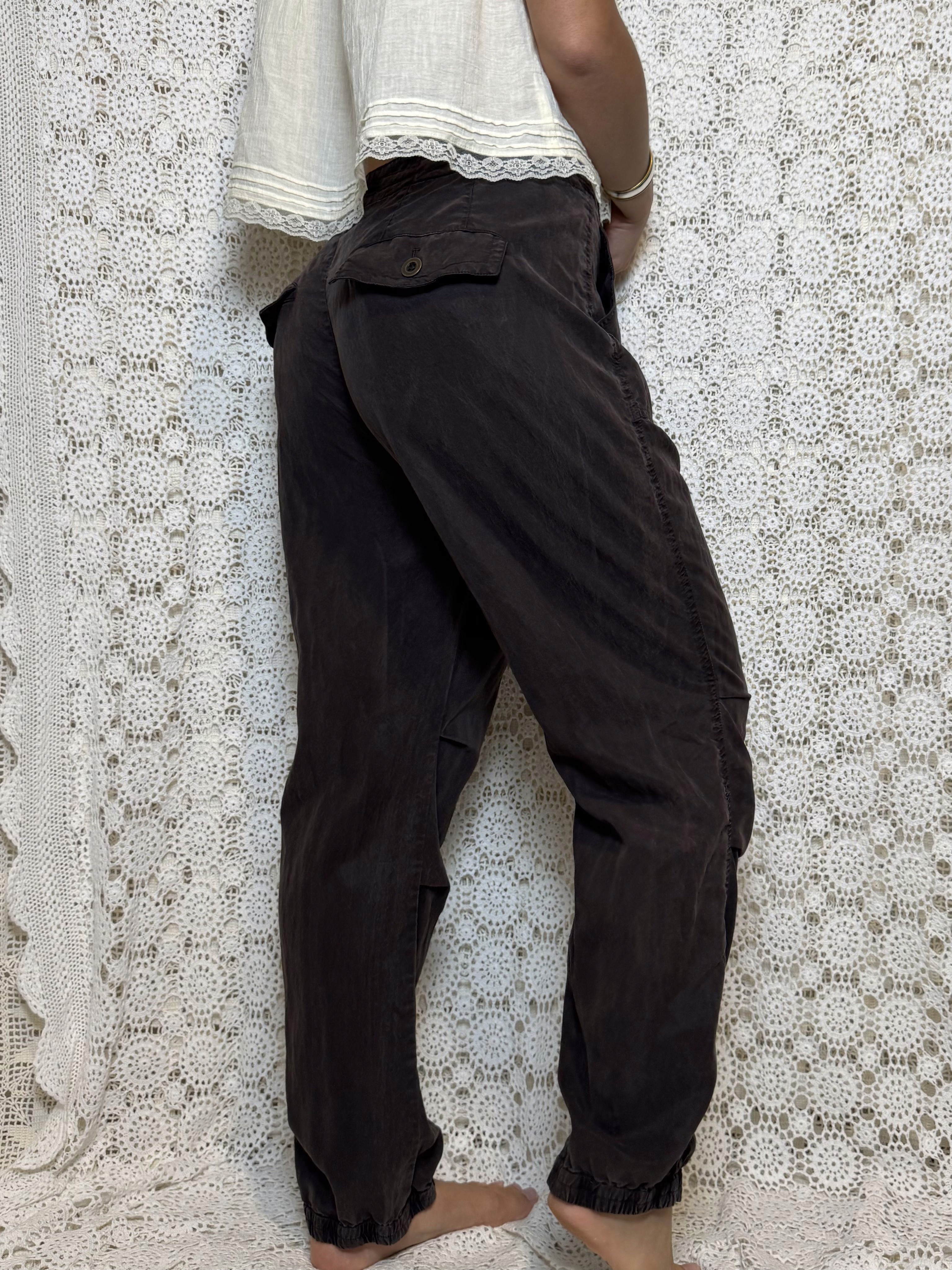 by anthropologie brown boho pants