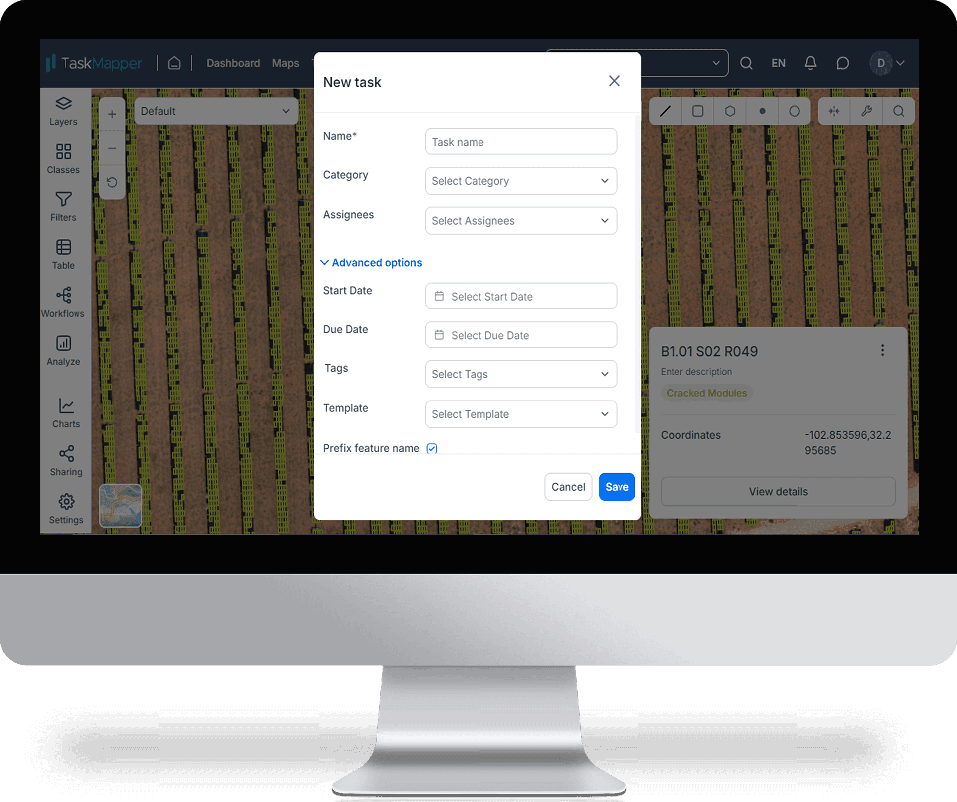 TaskMapper offers a suite of tools and services to identify issues and facilitate swift recovery for solar projects in the event of extreme weather events