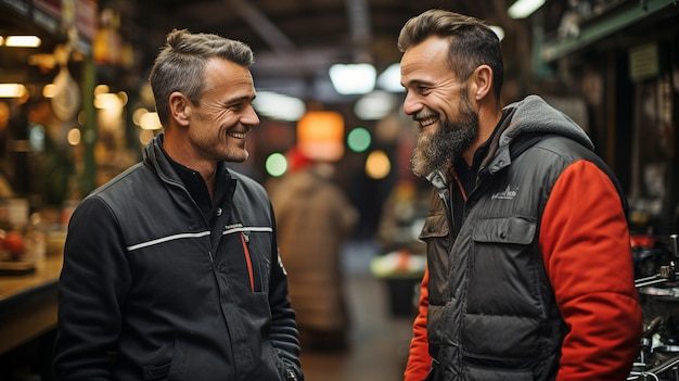 Documenten en klantgesprek in autobedrijf