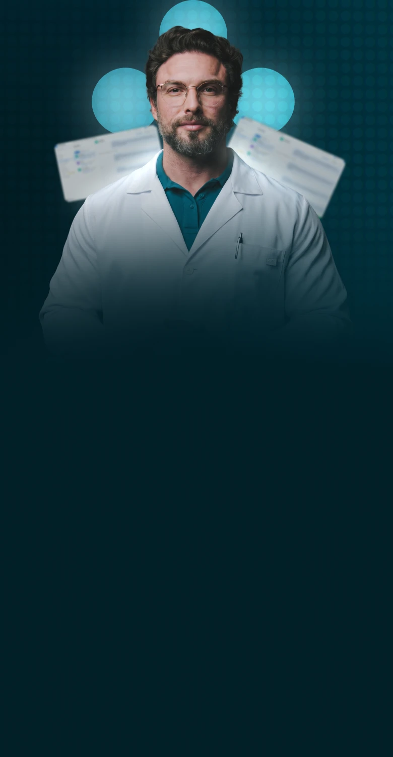 Adapta Med, hub de IA para medicina — imagem principal da seção de apresentação