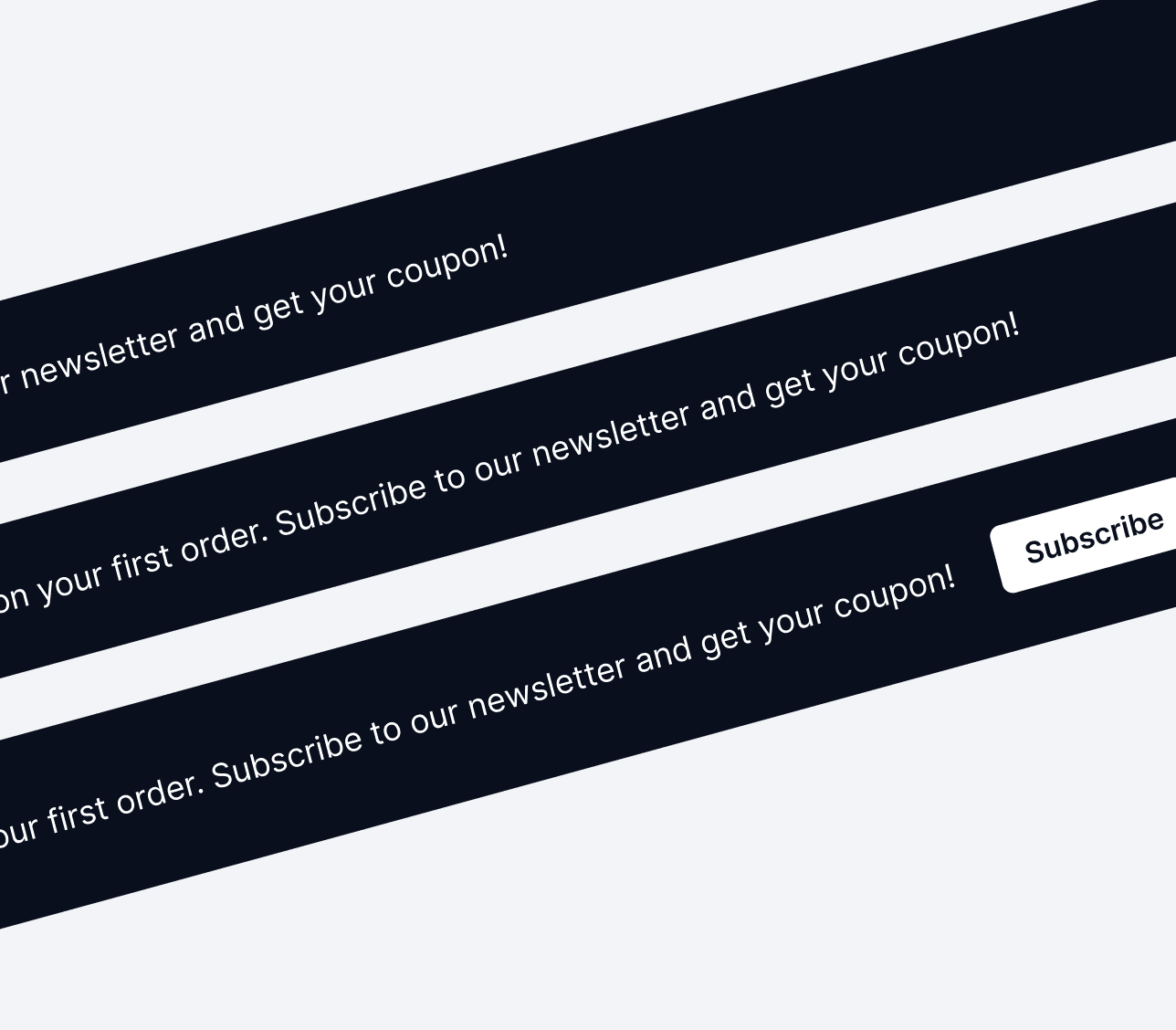 Invstor X - 3 Notification Bars - Investment Firm Framer Template