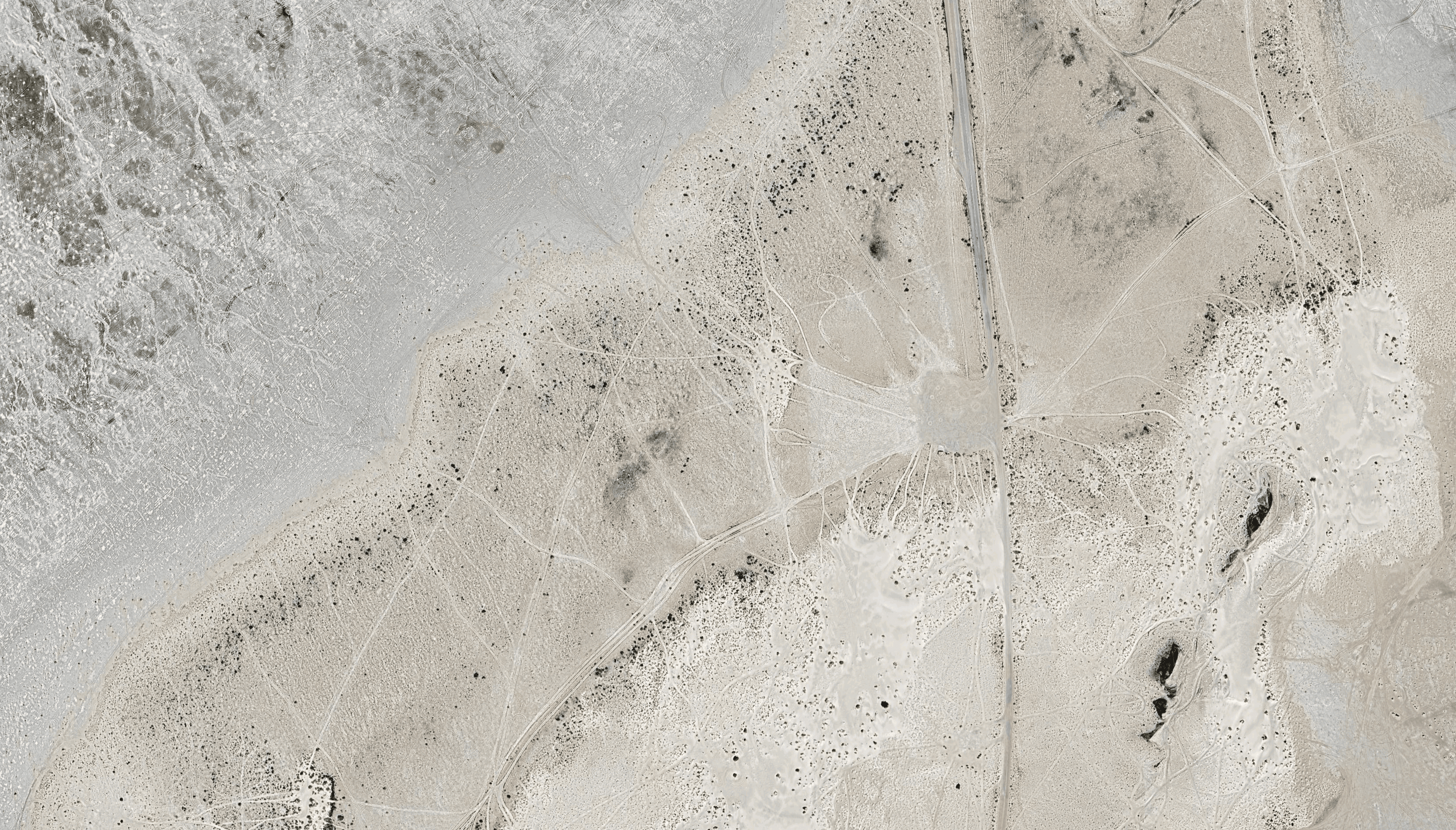 Satellite image of The Knolls Recreation area near Salt Lake City Utah