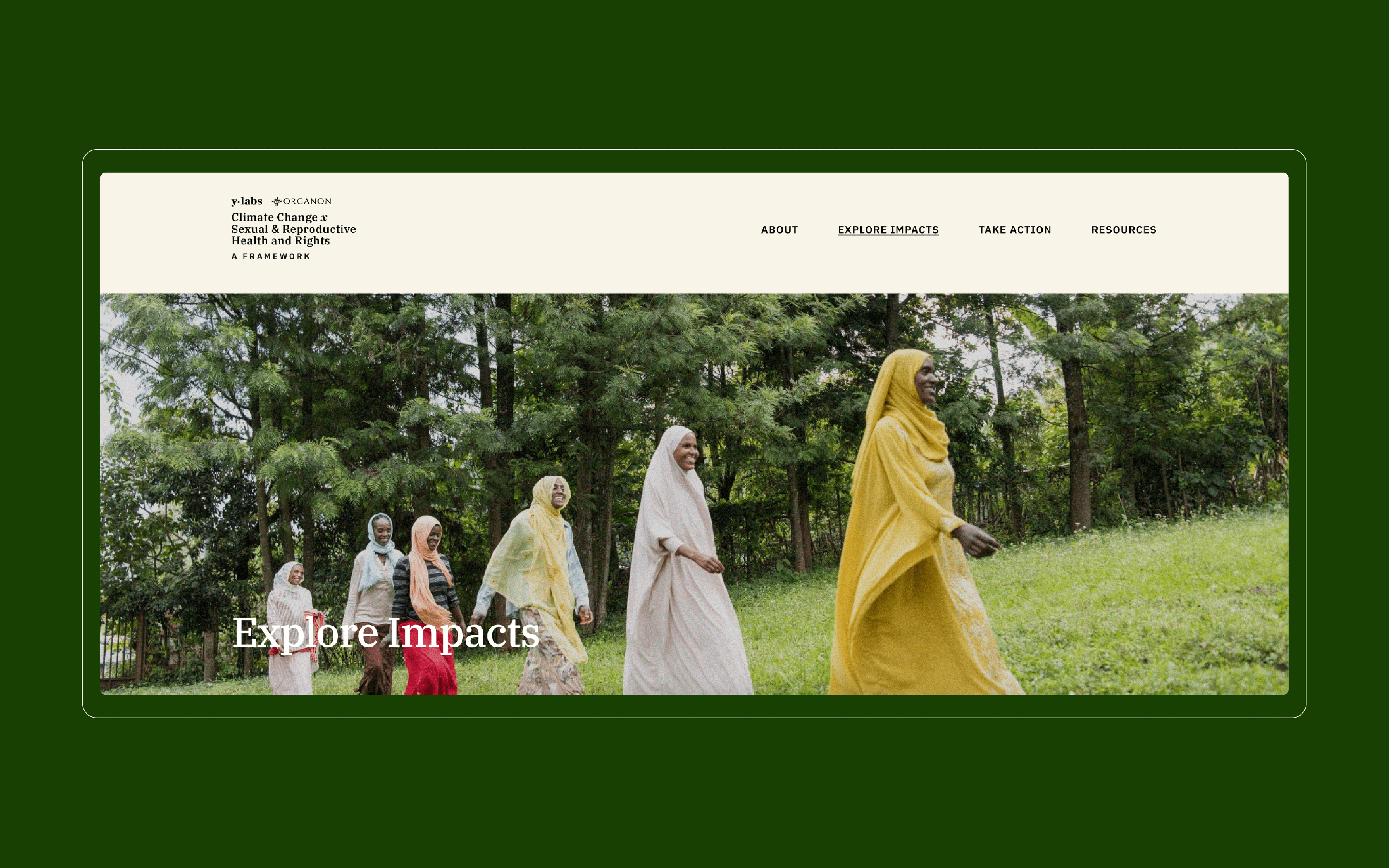 Framework Alternate Hero Page