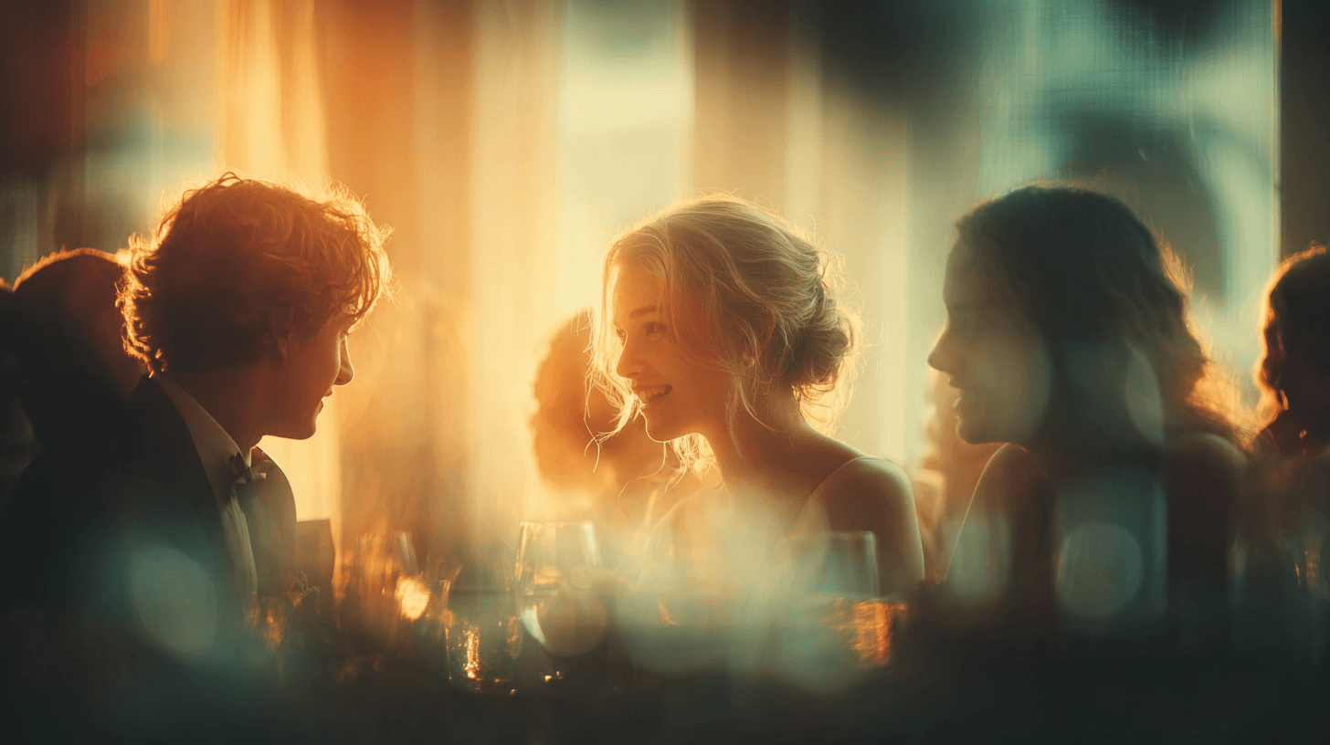 Wedding People Talking
