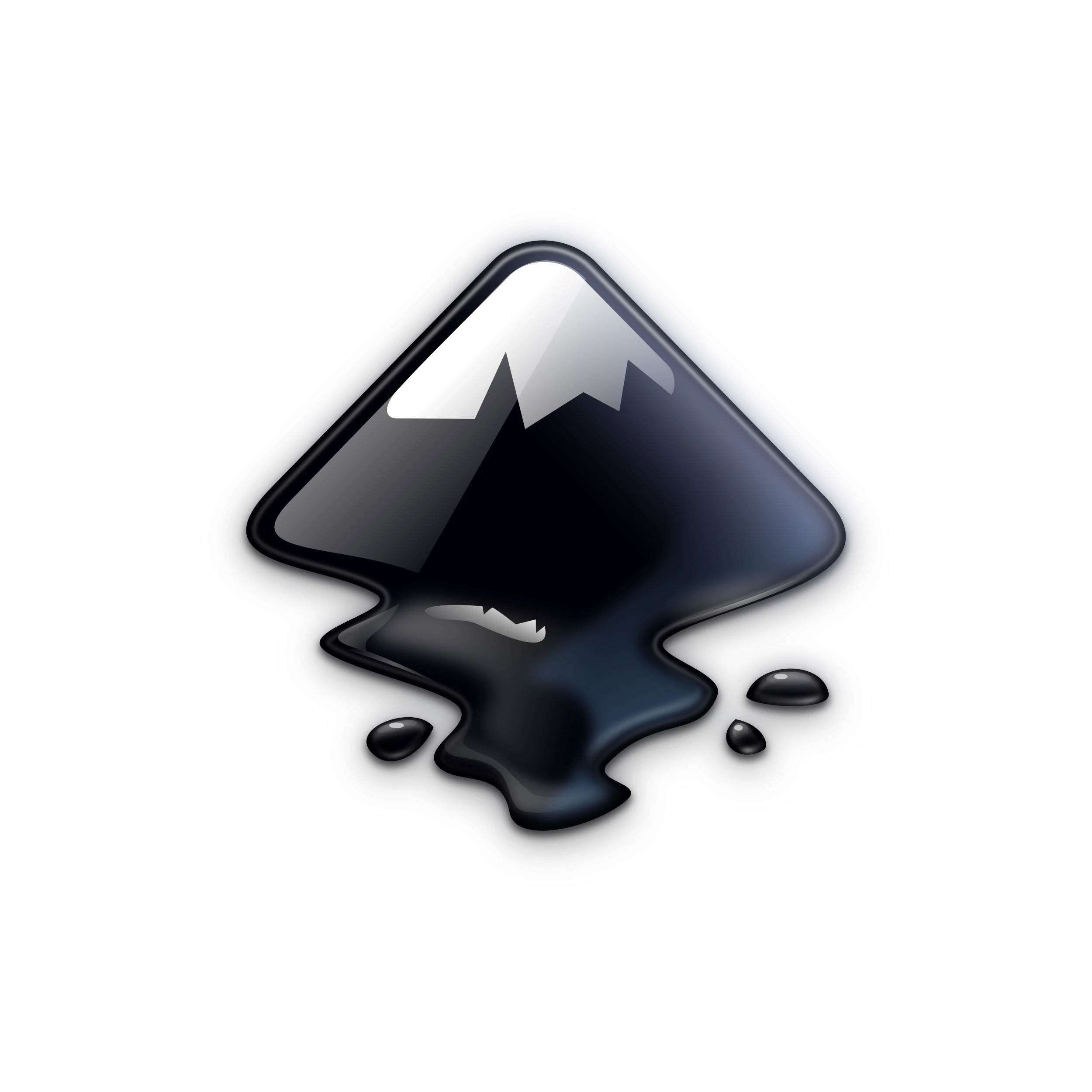 Ink droplet logo