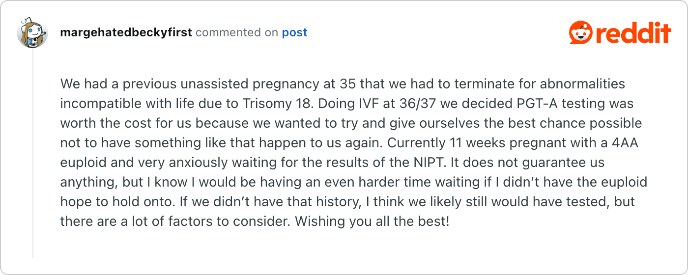 Post on Reddit
