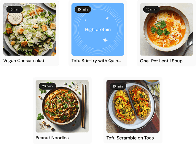 Screenshot displaying a gluten-free recipe with ingredients.