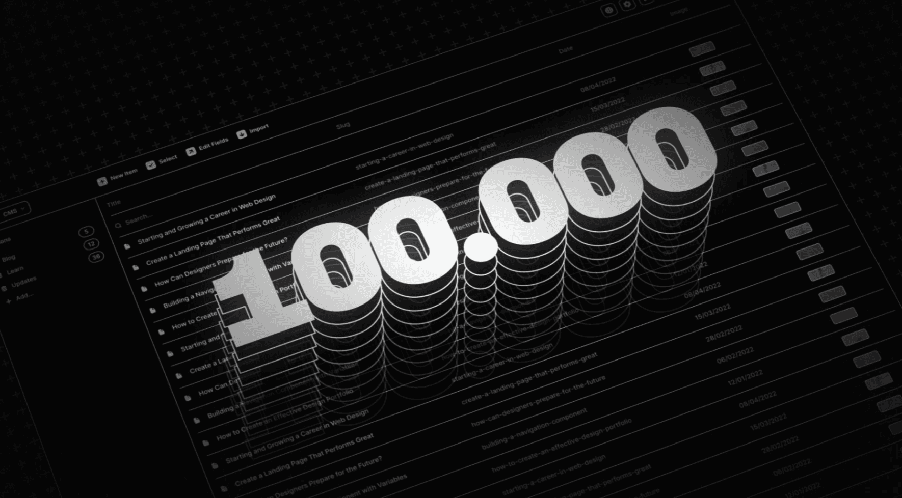 Zahl „100000.“ als Symbol für Vertrauen und erfolgreiche Zusammenarbeit auf Augenhöhe.