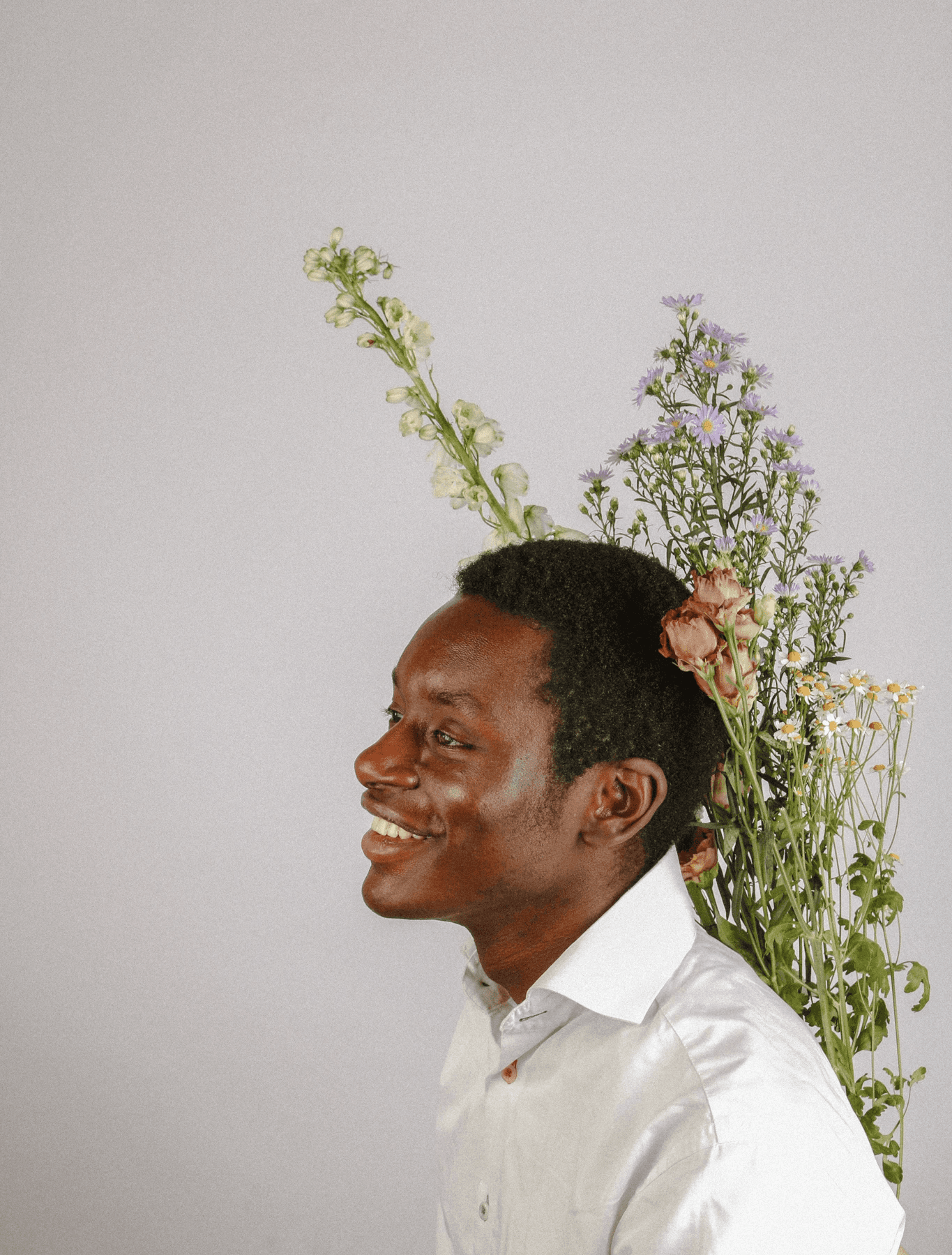 Boy smiling