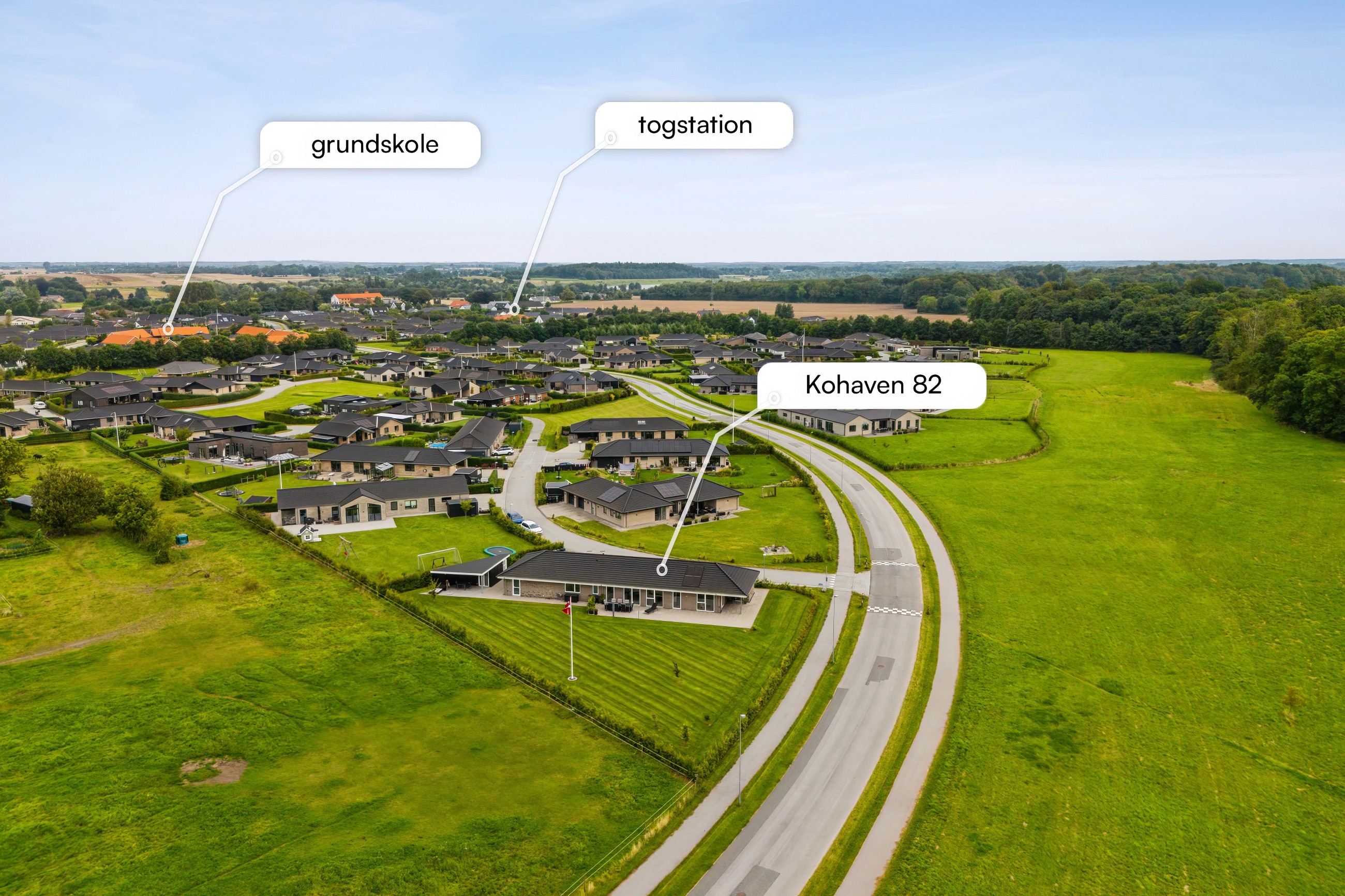 aerial real estate photo