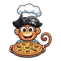Ikona maskota Herolandu s pizzou