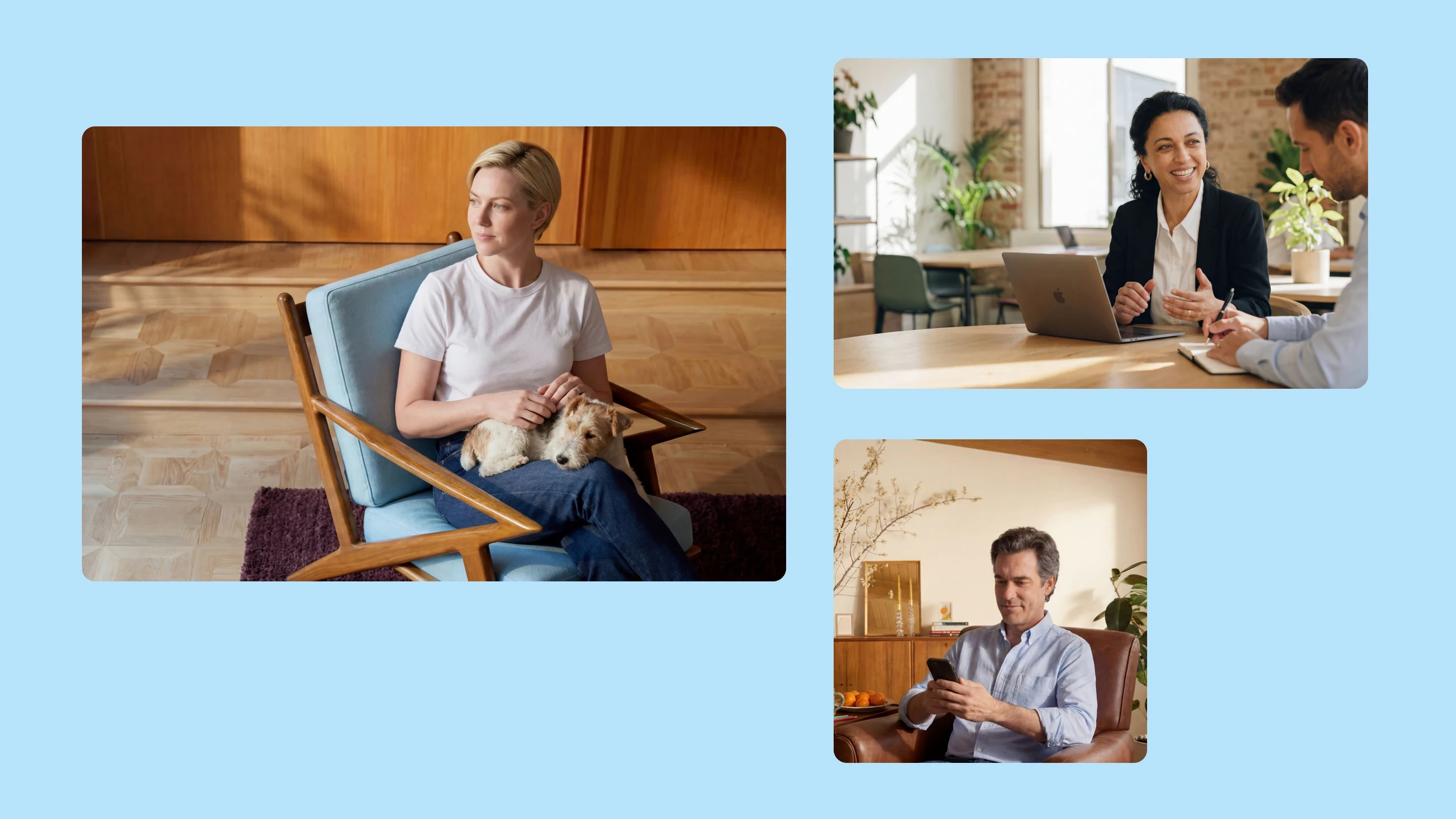 Ayble Health — image library selection, AI imagery art direction by Charlota Blunarova