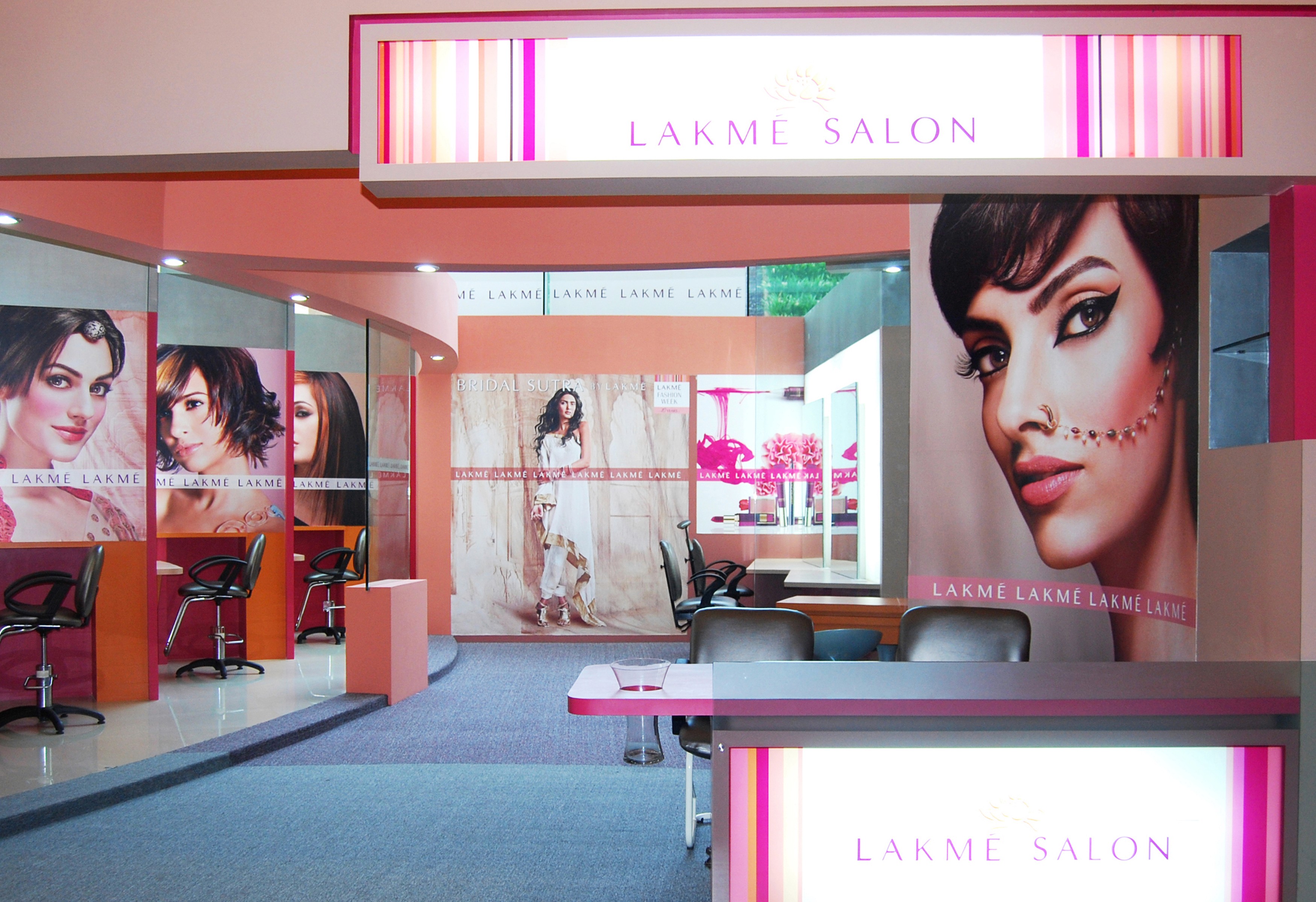 Lakmé Fashion Week Salon | Beauty branding and Salon Experience Design